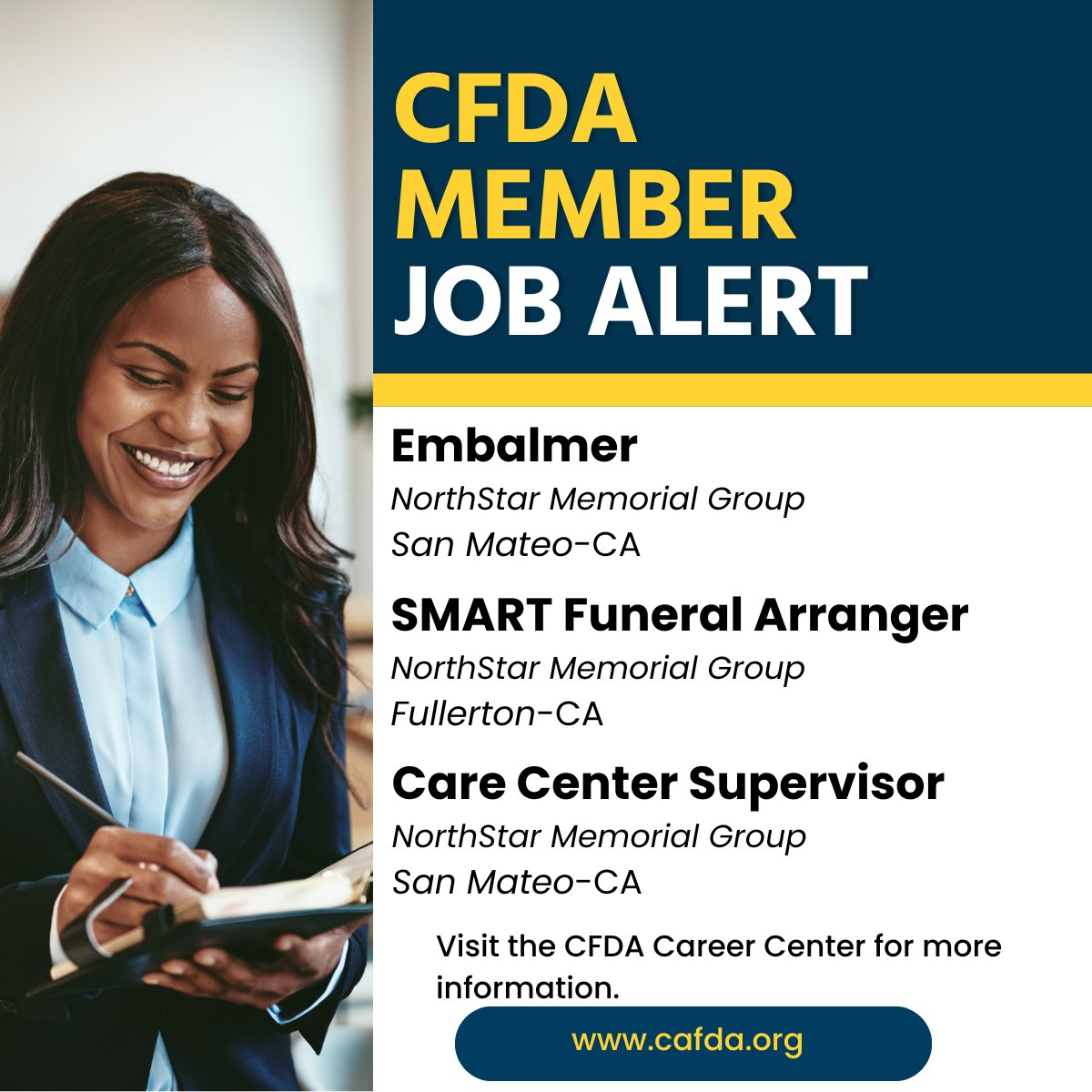 Check out the new job postings on CFDA's job board: ow.ly/A7wx50SoGuH