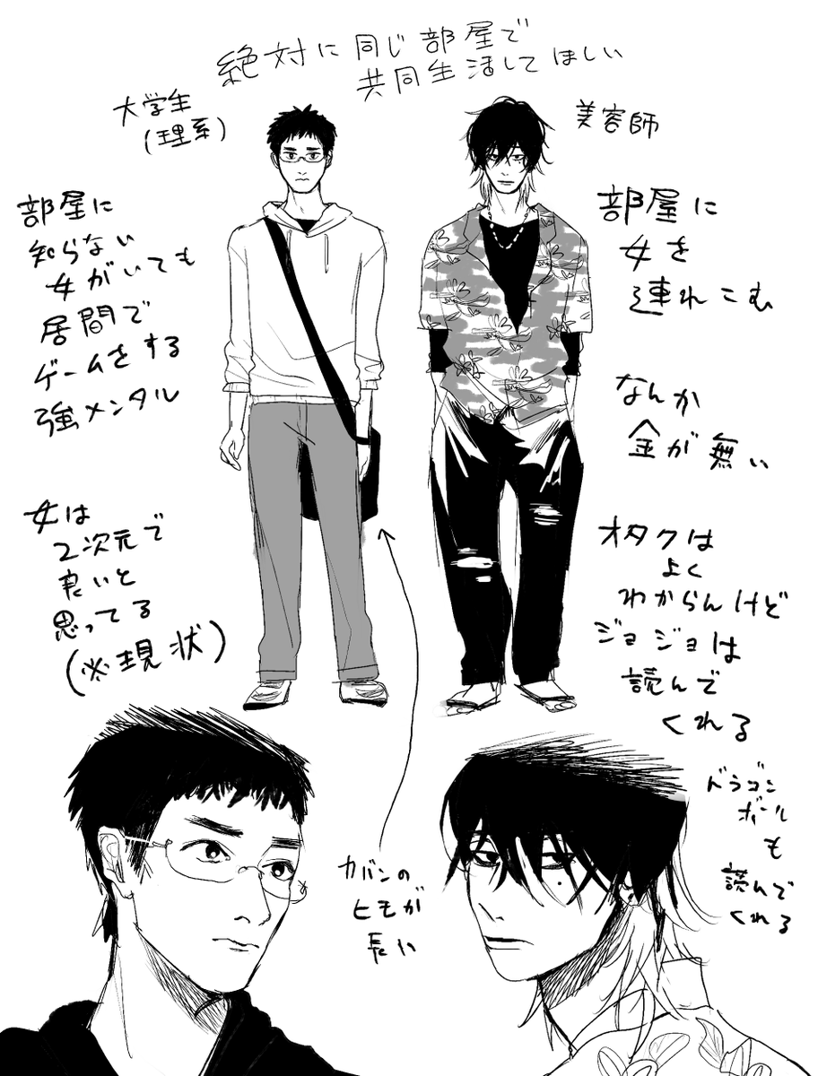 オチは? キャラ設定表あり 