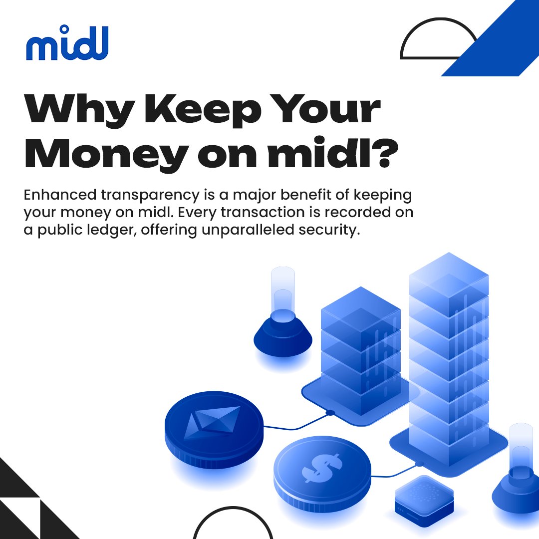 Join the future of finance with Midl and experience the difference for yourself! 🚀💙

#Midl #FinTech #Blockchain #CryptoFinance #Transparency #Security #FinancialFreedom