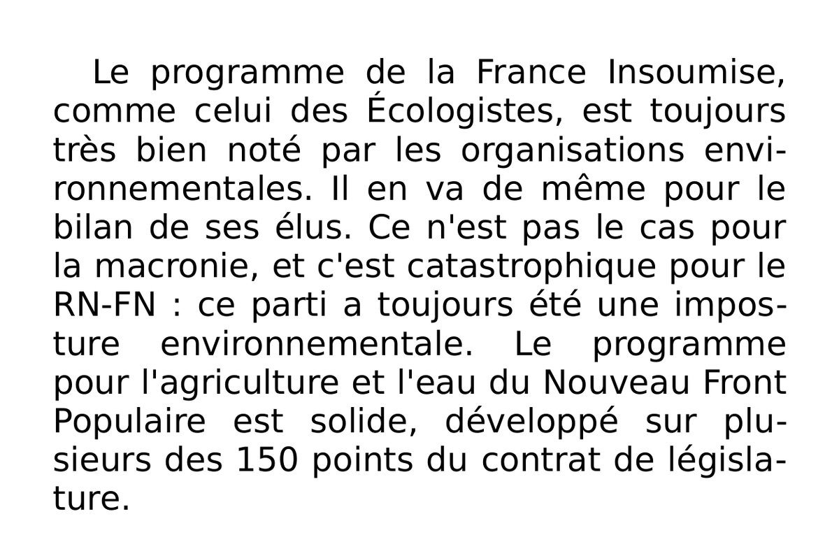 L'avenir du monde agricole demande des gens formés et la possibilité de s'installer comme fermier. L'accès à une eau de qualité est un enjeu majeur du siècle qui commence. Sur tout ces points, la mégaporcherie de #Landunvez est un avatar d'un modèle dépassé et délétère.
🌱
