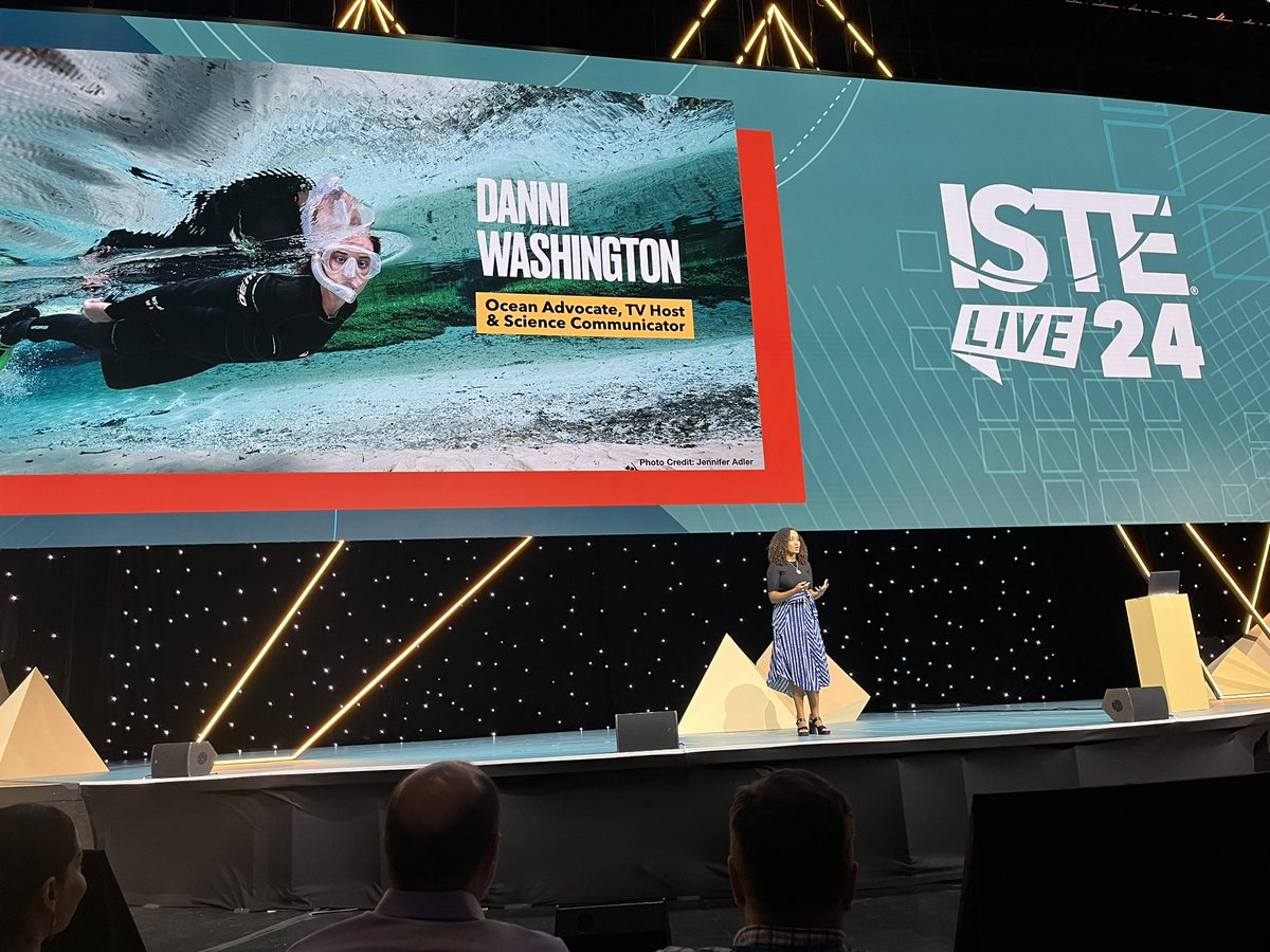 Kristina Lodes (@kristinalodes) on Twitter photo “Adventure awaits! Will you hear the call?” Such a motivational presentation from <a href="/danniwashington/">danni washington 🧜🏽♀️</a> #ISTELive “Adventure awaits! Will you hear the call?” Such a motivational presentation from <a href="/danniwashington/">danni washington 🧜🏽♀️</a> #ISTELive