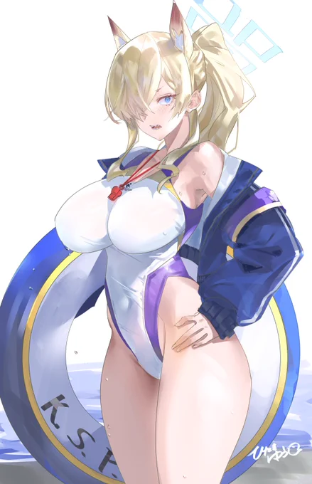 #ブルーアカイブ #ブルアカ #水着カンナ #尾刃カンナ 