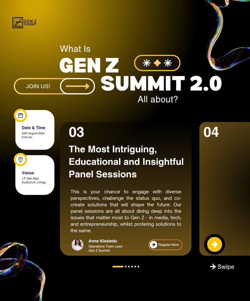 PurposeDriveGl's tweet photo. AFRICA PREMIER GEN Z SUMMIT 2.0

THEME : THE INTERSECTION 

24TH OF AUGUST 2024

J.F ADE AJAYI AUDITORIUM, UNILAG 

#GenZSummit2024 https://t.co/pt3rGZLcUT