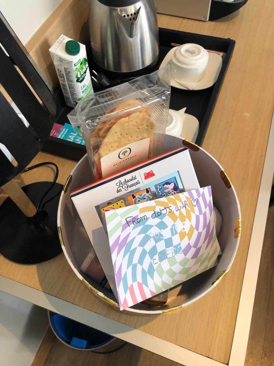 stoyanstefanov's tweet image. Thank you for the welcome package #dotjs