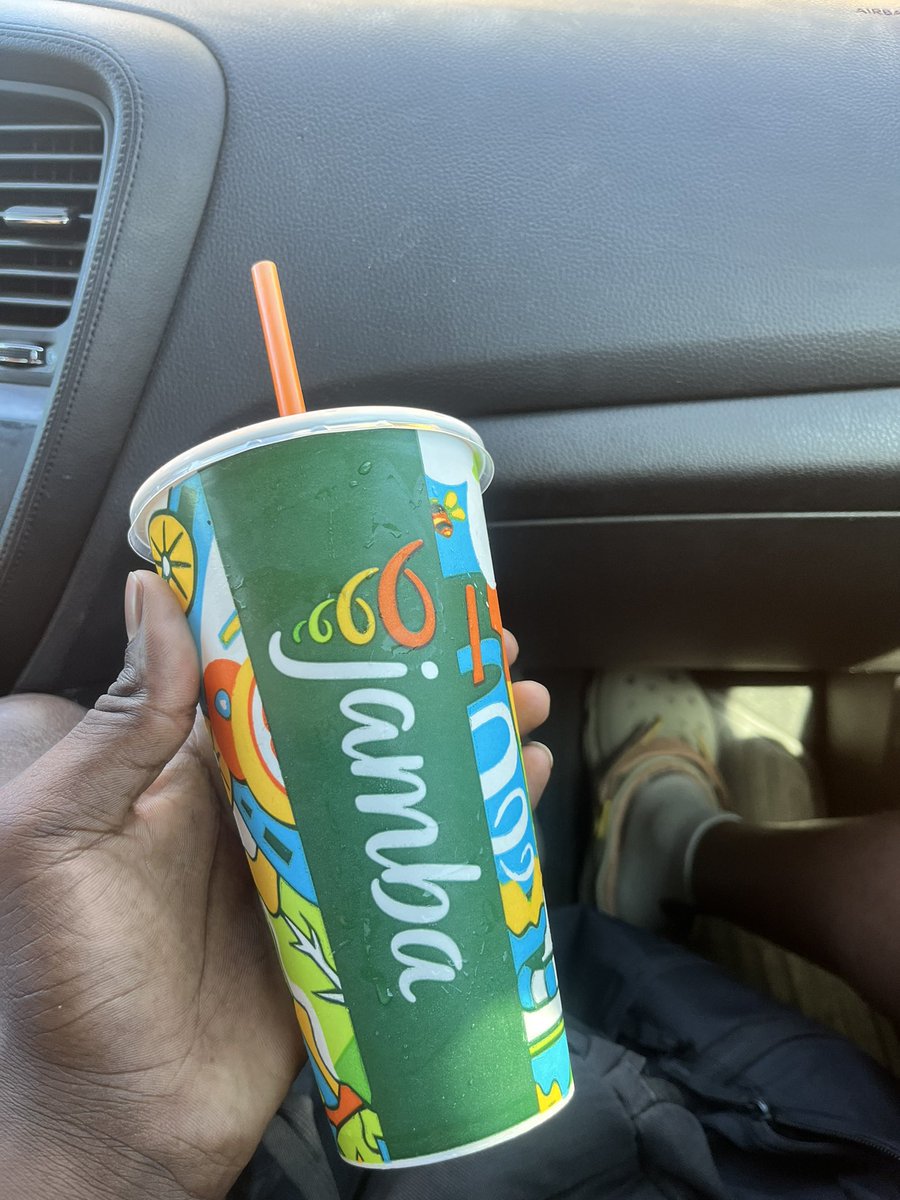 Starting the day with the best juice in town 😍. Thank you Pocatello Jamba Juice.