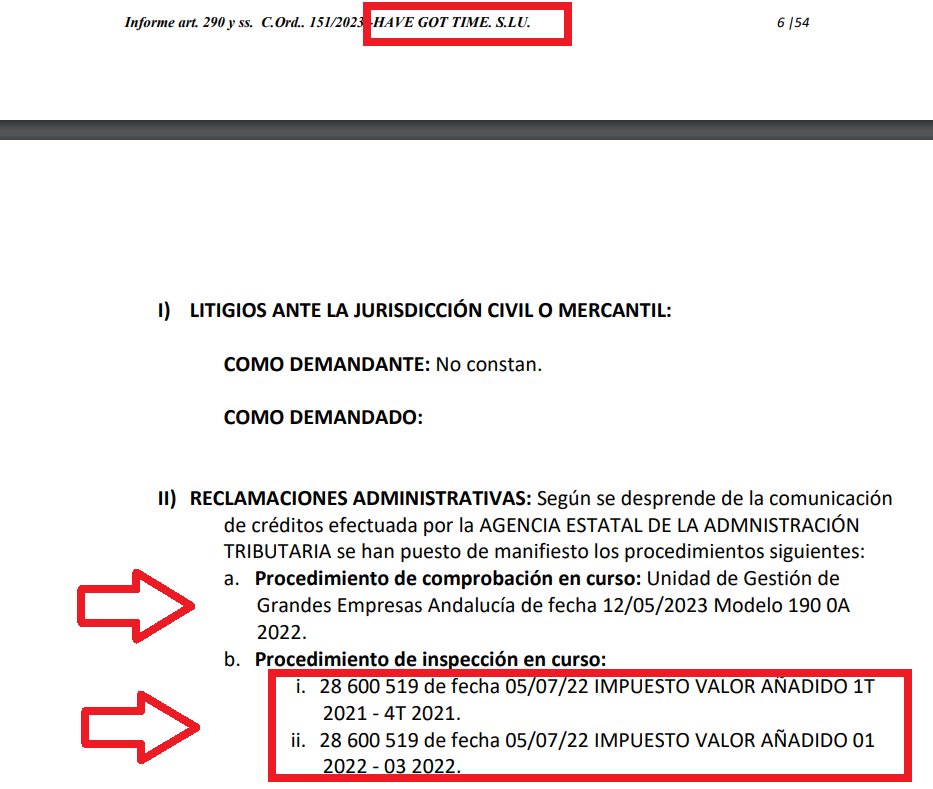 GuillermoRocaf1's tweet photo. LA AGENCIA TRIBUTARIA SALPICADA EN EL #CHALETGATE.
Hola @mjmontero aquí informo a mis compatriotas 🧐👇 de todas las inspecciones abiertas a la Sociedad del Chalet de ABALOS.
¿NO ha pagado un solo euro de IVA de los 250 millones facturados y cobrados?  
¿Habéis concedido moratorias sin garantías? 😡