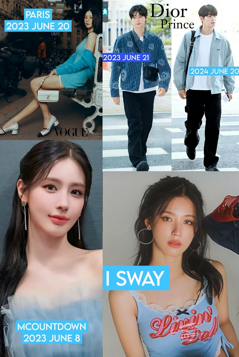 feliceunwoo's tweet photo. Chemistry and support system
From June 2023 to June 2024
Prince and Princess ๐ซ๐ธ๐ป๐ง๐ป๐๐
Cha Eunwoo & Miyeon's favorite color
#CHAEUNWOO #MIYEON #์ฐจ์์ฐ #๋ฏธ์ฐ #์ฌ์์์ด๋ค #I_SWAY #Chemistry #Couple #SheStars #Wind #ASTRO #GIDLE #Dior #JimmyChoo https://t.co/40CxMriZqS