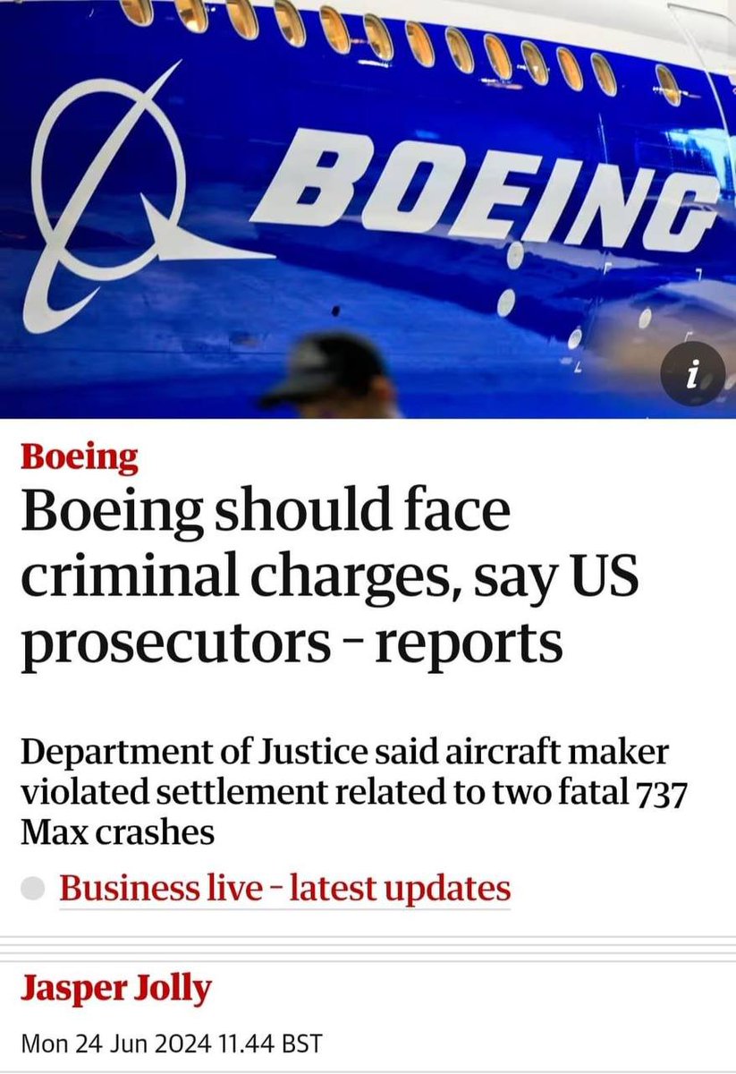 WallStreetMav's tweet image. Boeing used to be a great company dominated by engineers. The people at the top were engineers as the their core foundation and education.
The downfall of the company began a few decades ago when the leadership was captured by finance guys. The current CEO has a degree in…