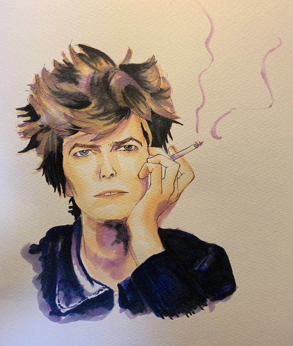 bohemian_junjun's tweet photo. #DevidBowie #copic #illuatration https://t.co/HPxFnFWTz9