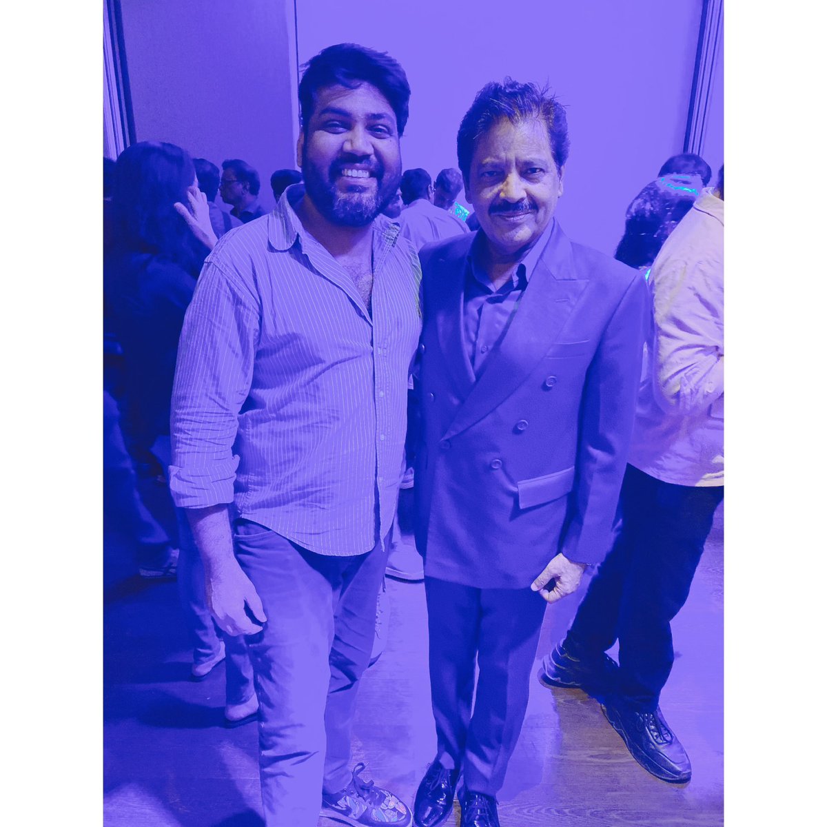 विद माय फेवोरिट <a href="/RealUditNarayan/">Udit Narayan jha</a> 💜

#Srikanth #SuccessParty