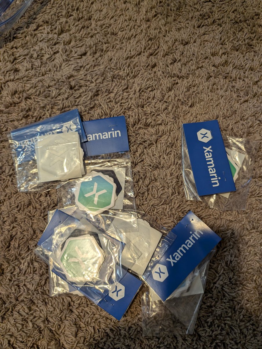 isaacrlevin's tweet image. Hey #kcdc, even though we had to pour one out for our departed friend @xamarinhq, should I still bring stickers?