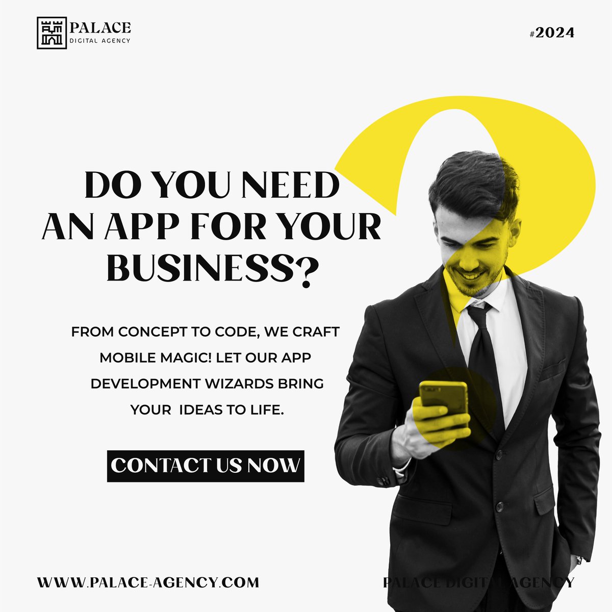 PalaceAgency1's tweet image. 👇Let our app development wizards bring your ideas to life. 

Whether you’re a startup or an established business, we’re here to turn your vision into a seamless, powerful app.

Contact Us Now!
📧: contact@palace-agency.com
📞: +212644948637

#webdevelopper #morocco #aisolutions