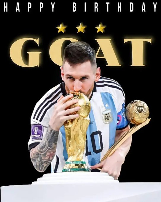 xavirpdl's tweet photo. Happy birthday, GOAT 
MESSI A 37 ANS OUI 37 😪🤧, les poussières c'est chiant 
Bonne aniv
#MessiChallenge #leomessi #joyeuxanniversaire #Goat #leomessi https://t.co/Wi1XdWyLnD