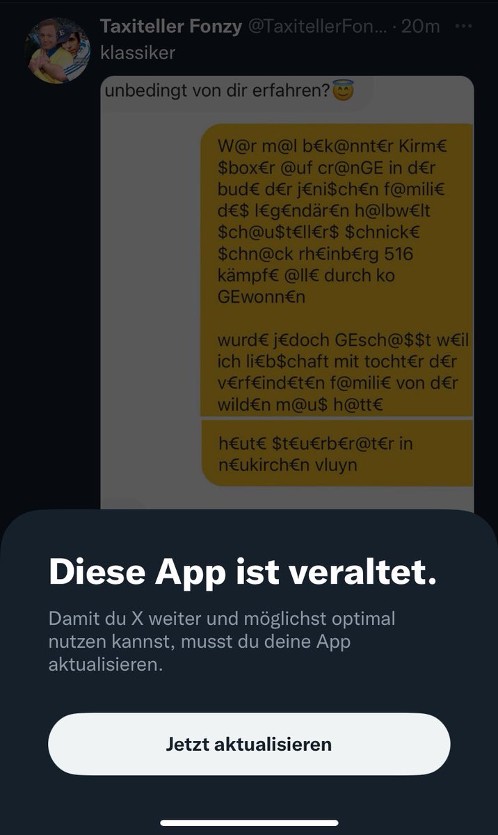 Sadical637's tweet photo. @TaxitellerFonzy Twitter kommt nich damit klar. https://t.co/rZmCMQMy0P