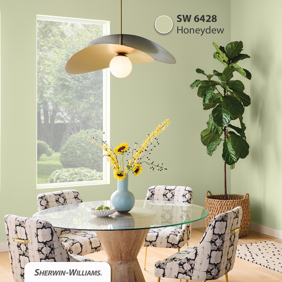 PreguntaSherwin's tweet image. Les presentamos SW 6428 Honeydew nuestro “Color del mes de Junio”.
Un suave tono verde que permite añadir un toque de naturaleza y tranquilidad a cualquier espacio.
Encuentra este color en nuestras tiendas oficiales
#sherwinwilliams #colorsherwin #verde #deco #decoracion