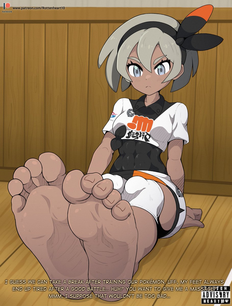 Bea Feet  Pokemon 
Recent drawing of my P3on, since it was leaked it is fair to post it officaly, this is a sample of a 4 pic secuence! that includes tickles, licks, and some fun 👀🍆💦
23 alts are in P3on! 
----
#feet #footfetısh #bea #soles #toes #foot #cartoon #anime #Pokemon