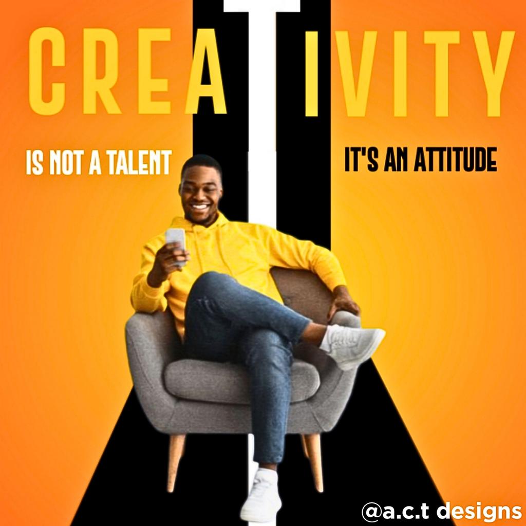 ItzAy66945's tweet image. "Believe in yourself, embrace your creativity!Unleash your creativity.#CreativityMindset #DesignInspiration #CreativeAttitude