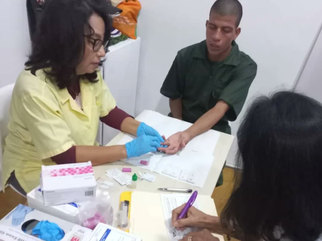 La Sede Regional Nueva Esparta en unión con la Estación Principal de Guardacostas Pampatar y el Centro de Damas Salesianas del Salado, efectuaron despistaje de VIH al personal de grumetes contingente May-24, con la finalidad de conocer sus excelentes estados de salud.