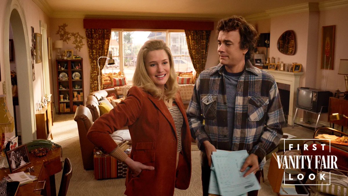 ComplexPop's tweet image. First looks at Tom Hanks &amp;amp; Robin Wright in ‘HERE.’

The film takes place over 100 years inside a living room, with only one camera position that doesn't change.