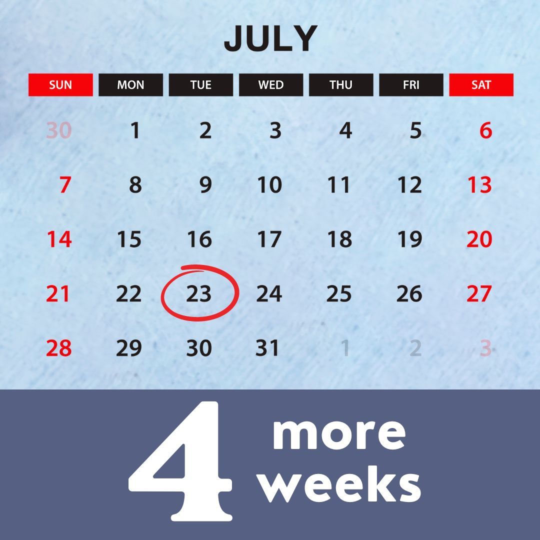 The countdown is on! It's officially 4 weeks until the start of our summer band camp. We can't wait to see you all there!

Note: Colorguard, Percussion, and SLT have different camp dates. For the full schedule, go to allenband.com.