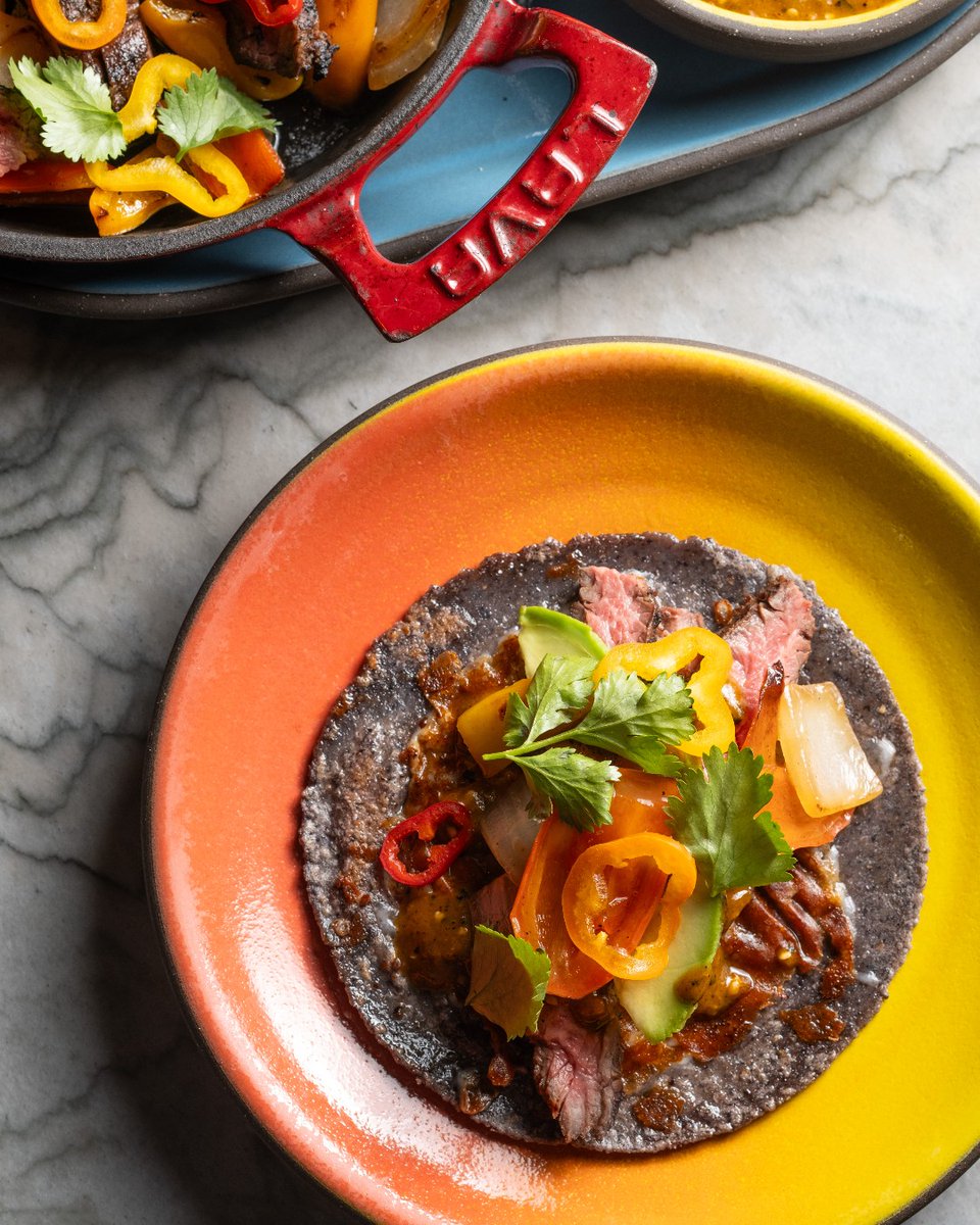 BYOT (build your own taco) with our new Steak Plate 🌮