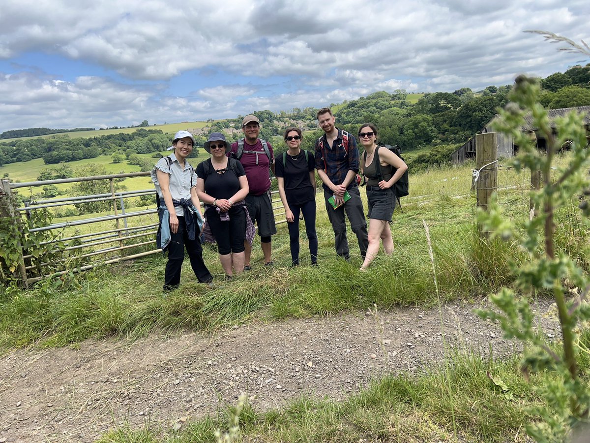 ERADLab's tweet image. Lab day away!!!  ERADLab’s outing to the Cotswolds. Beautiful day to walk in  amazing countryside. Stanton to Snowshill loop with expansive views along the way.  Need to do this more often!