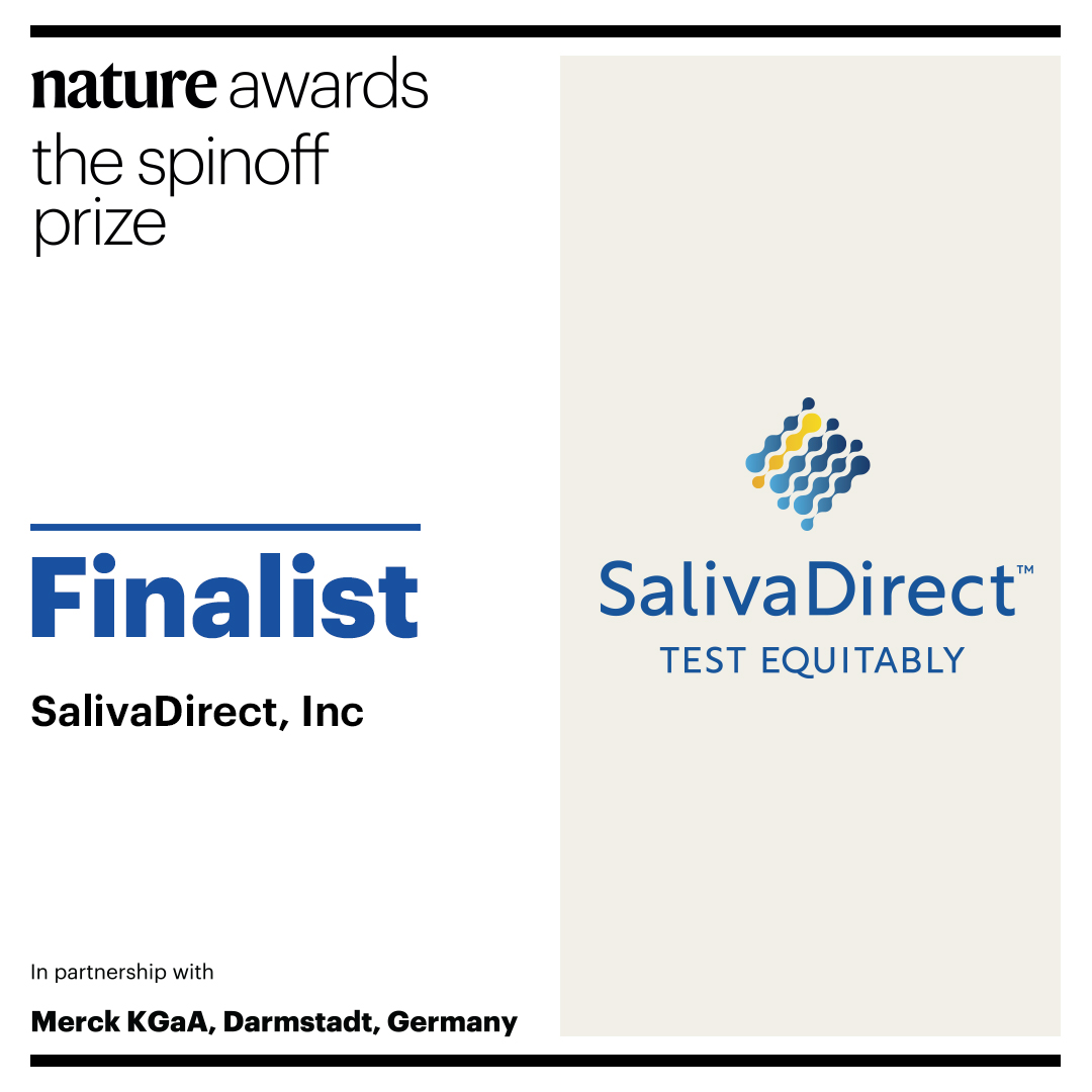 SalivaDirect is proud to announce that we are one of the finalists for The Spinoff Prize 2024!

Learn more at: nature.com/immersive/spin…

#SpinoffPrize #awards #nonprofit #spitrules #SalivaDirect #finalist <a href="/NaturePortfolio/">Nature Portfolio</a>