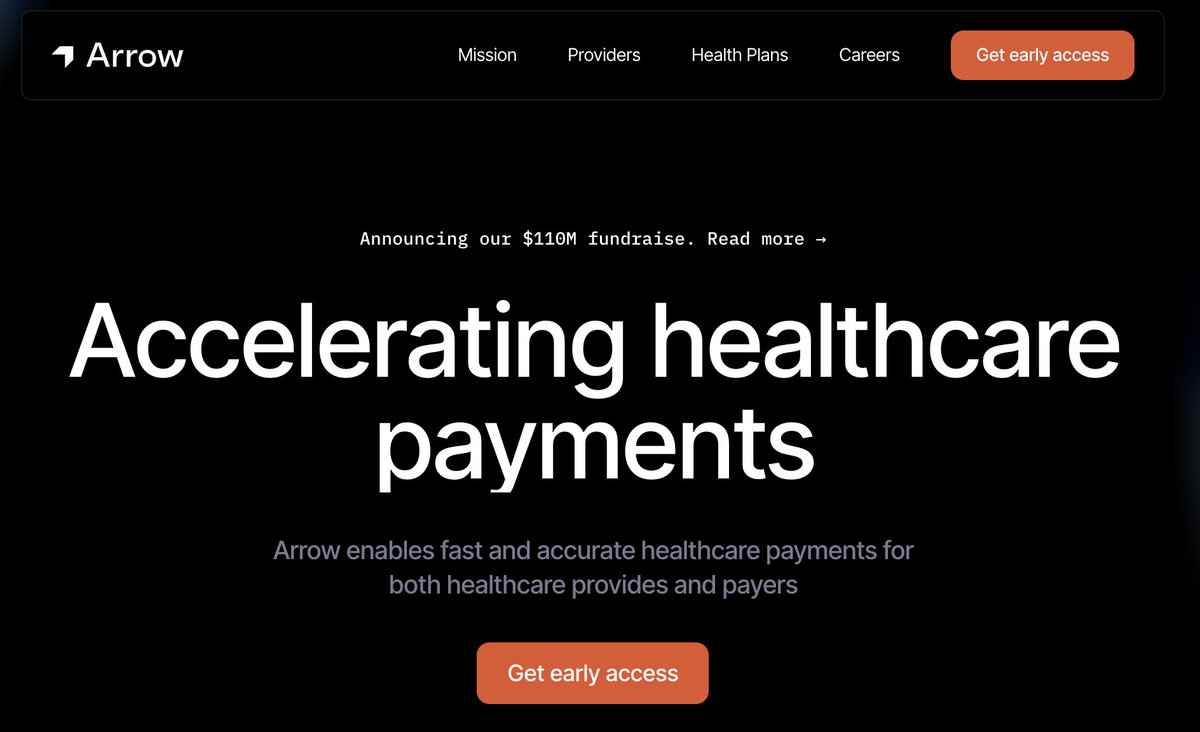 Ydj79's tweet image. 🎯 Excited to announce the launch of @Arrow_Payments — today we’re emerging from stealth and setting out to build the most important company in US history.
👇👇👇