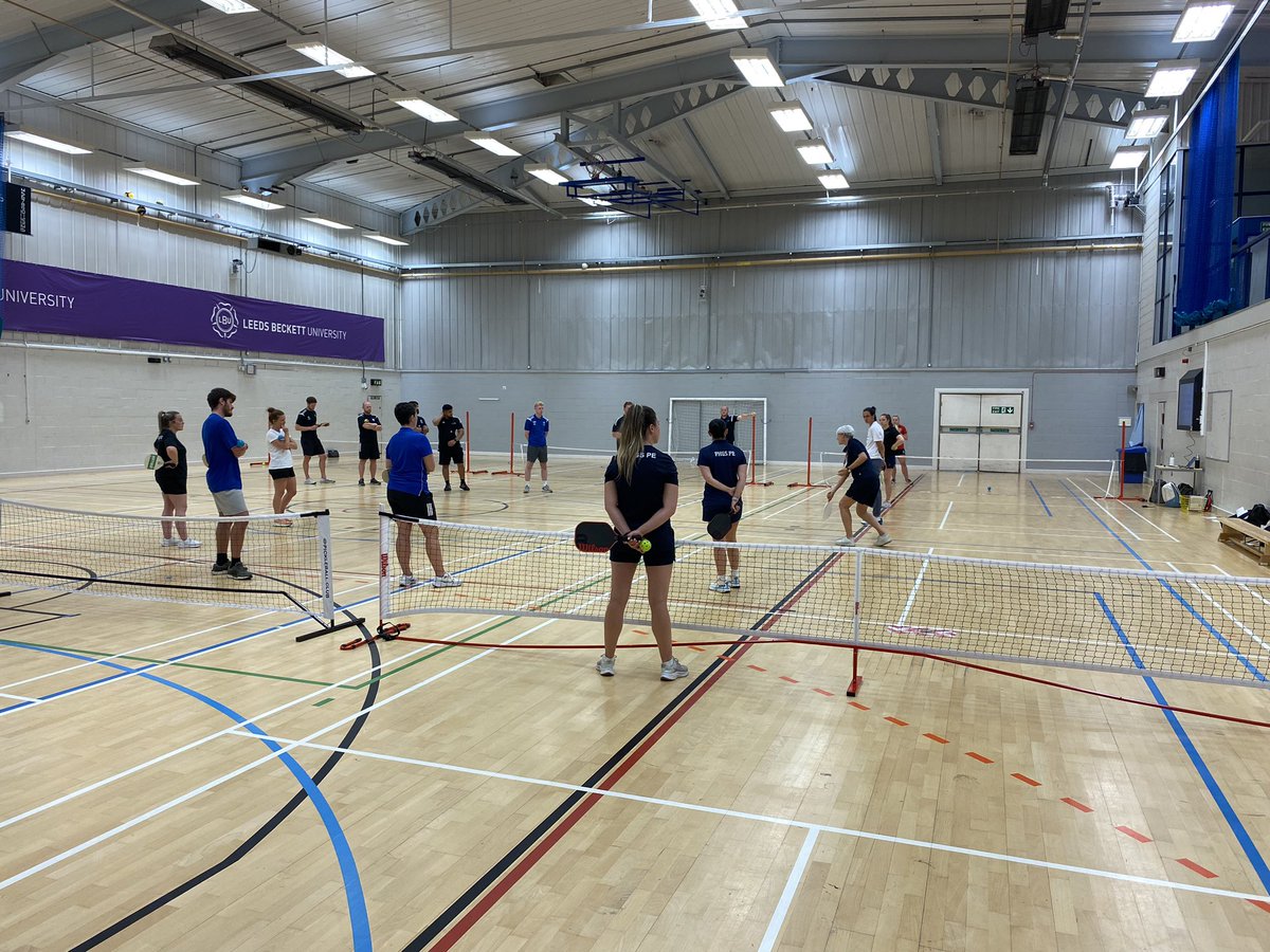 It’s underway here at <a href="/leedsbeckett/">Leeds Beckett</a>! The <a href="/SportLeeds/">Sport Leeds</a> Secondary PE Event with workshops on physical literacy, pickle ball, <a href="/KINBALLUKREAL/">Kin-Ball UK 🏐🇬🇧🇪🇺🏳️‍🌈🇨🇦🏐🇺🇦🇺🇦🇺🇦</a> , MOGBA and football and keynotes from Jamie Jones-Buchanan from <a href="/RugbyLeeds/">Leeds Rhinos Foundation</a> . Thanks to @sportleeds partners for supporting the event 👍