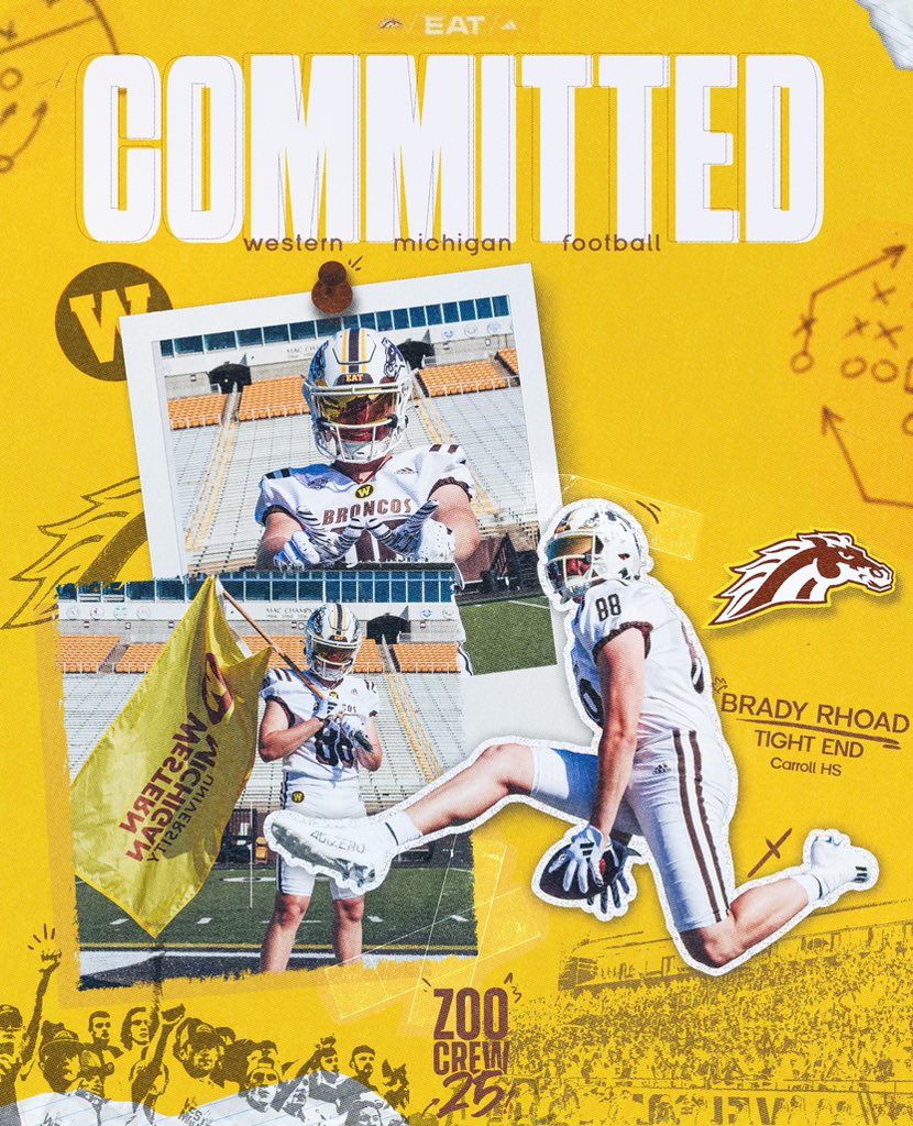 Brady Rhoad (@brady_rhoad) on Twitter photo THANK YOU GOD!! COMMITTED!!!
<a href="/WMU_Football/">Western Michigan Football</a>
<a href="/Drew_Moulton/">Drew Moulton</a>
<a href="/CoachLT39/">Lance Taylor</a>
<a href="/CarrollFB/">Carroll Football</a>
<a href="/TractionAp/">TractionAP</a>
<a href="/Dre_Muhammad/">Dre Muhammad</a>
<a href="/IndianaPreps/">Indiana Preps</a> THANK YOU GOD!! COMMITTED!!!
<a href="/WMU_Football/">Western Michigan Football</a>
<a href="/Drew_Moulton/">Drew Moulton</a>
<a href="/CoachLT39/">Lance Taylor</a>
<a href="/CarrollFB/">Carroll Football</a>
<a href="/TractionAp/">TractionAP</a>
<a href="/Dre_Muhammad/">Dre Muhammad</a>
<a href="/IndianaPreps/">Indiana Preps</a>