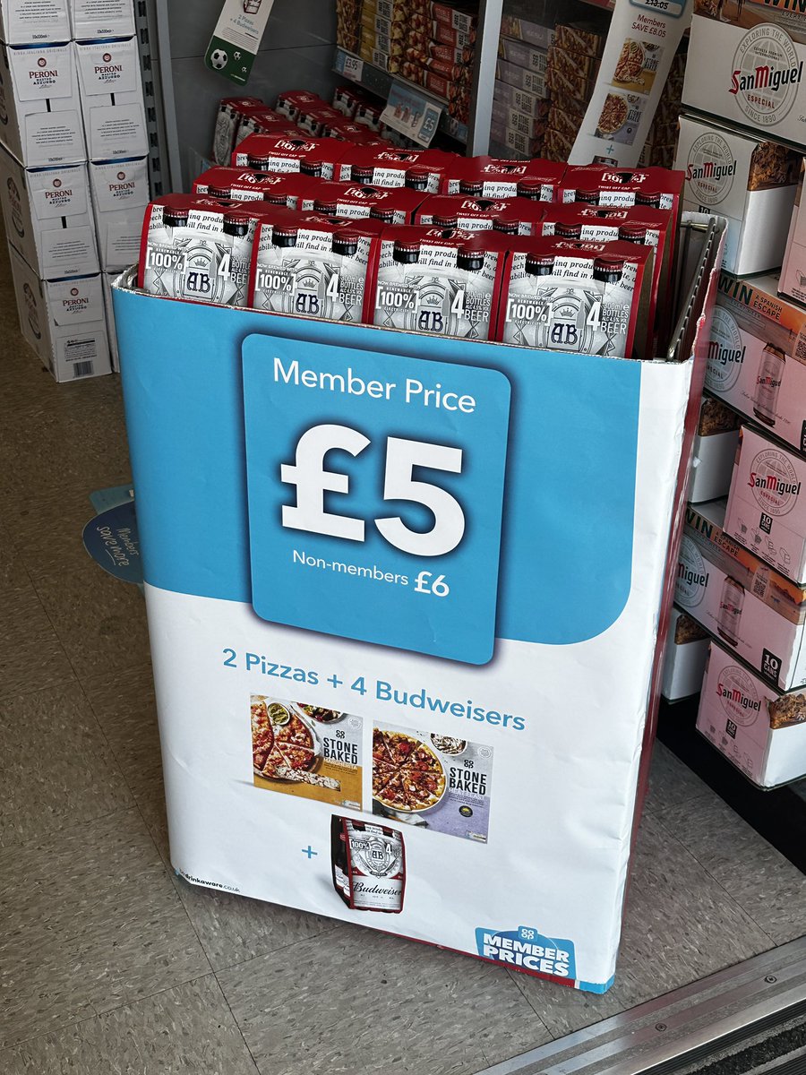 Amazing Member offer at Co-op West Kirby, perfect for watching England tonight! 🍕🍺⚽️🏴󠁧󠁢󠁥󠁮󠁧󠁿
<a href="/ianhall_92588/">Ian Hall</a> <a href="/jeanie_hughes/">Jean McCormick</a>

Sign up to become a member here 👇

membership.coop.co.uk/register