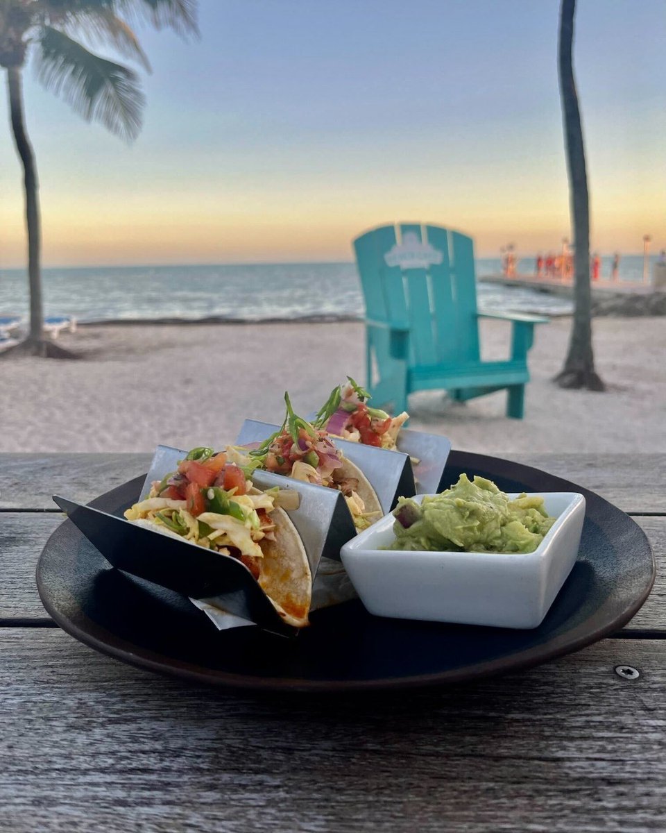 Taco Tuesdays at the Southernmost Beach Cafe 🌮 

Specials:
$10 - 3 Tacos
$7 House Margaritas ($40 Pitchers)
$7 Chips with guac, Salsa OR queso (or all 3 for $20)

Full menu 💛  bit.ly/3W2rXL3