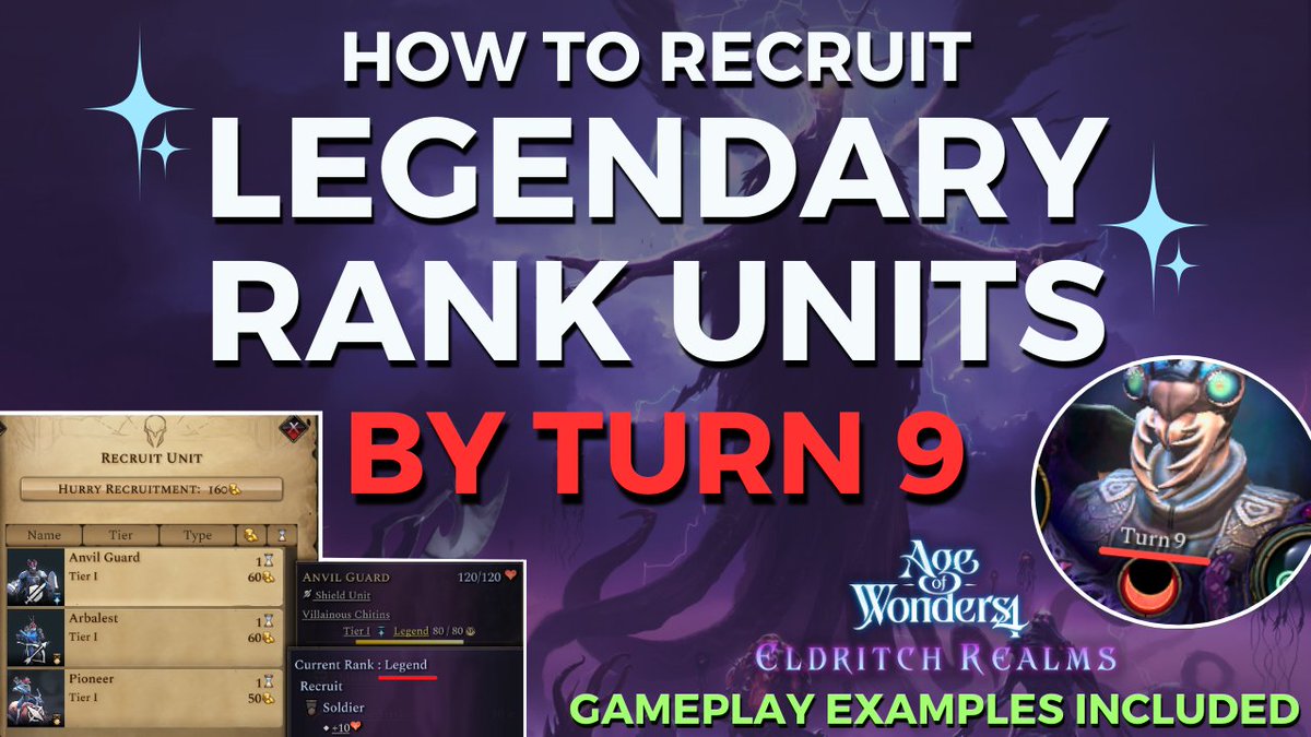 WinSlaya (@winslayagaming) on Twitter photo Yo, I just posted on how you can draft units in your cities at max xp as early as turn 7 (using the new smith's Guild) for <a href="/AgeOfWonders4/">Age of Wonders 4 | Giant Kings is Here!</a> <a href="/TriumphStudios/">Triumph Studios</a>
youtu.be/zOtEIXu74S4 Yo, I just posted on how you can draft units in your cities at max xp as early as turn 7 (using the new smith's Guild) for <a href="/AgeOfWonders4/">Age of Wonders 4 | Giant Kings is Here!</a> <a href="/TriumphStudios/">Triumph Studios</a>
youtu.be/zOtEIXu74S4
