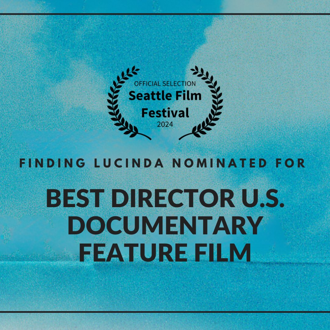 Congratulations to our incredible director, Joel Fendelman! We’re thrilled to share that Joel has been nominated for Best Director of a U.S. Documentary Feature Film at the Seattle Film Festival!
#SeattleFilmFestival #BestDirector #DocumentaryFeature #FindingLucinda