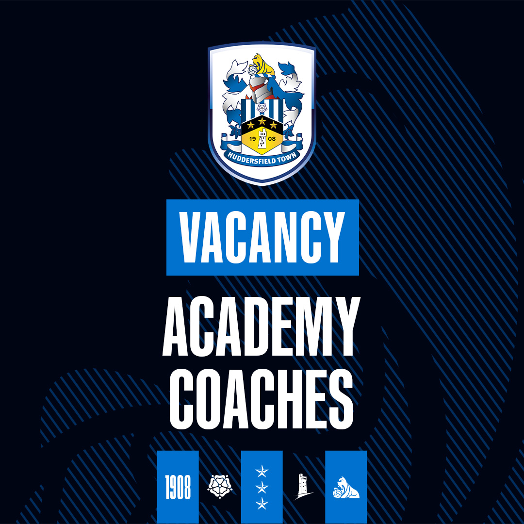 htafchelp's tweet photo. 𝐉𝐎𝐁 𝐕𝐀𝐂𝐀𝐍𝐂𝐘 💼

Huddersfield Town are recruiting for Academy Coaches to join our Academy team at the Millers Oils High Performance Complex.

🗓️ Deadline: 9am, Tuesday 2 July 2024

Full details ⤵️

#htafc