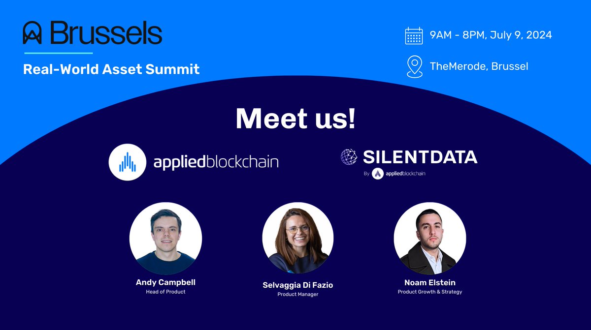 <a href="/EthCC/">EthCC - Ethereum Community Conference</a> in Brussels is just two weeks away, and Applied Blockchain can’t wait to attend! 

We are also going to the <a href="/rwasummit/">Real-World Asset Summit</a> and look forward to connecting with everyone out there. 

Feel free to reach out directly to our team members attending on LinkedIn.

<a href="/Level39CW/">Level39</a> #level39