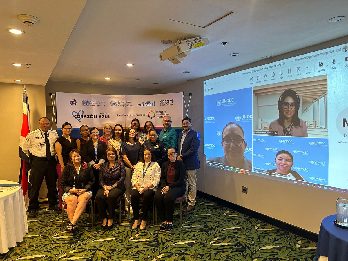 1/4
Presentación del “Diagnóstico sobre herramientas de análisis e intercambio de información para la lucha contra la #TrataDePersonas y el tráfico ilícito de migrantes en #CostaRica🇨🇷, con enfoque de género", en el marco del Programa Conjunto...
🔽🔽🔽