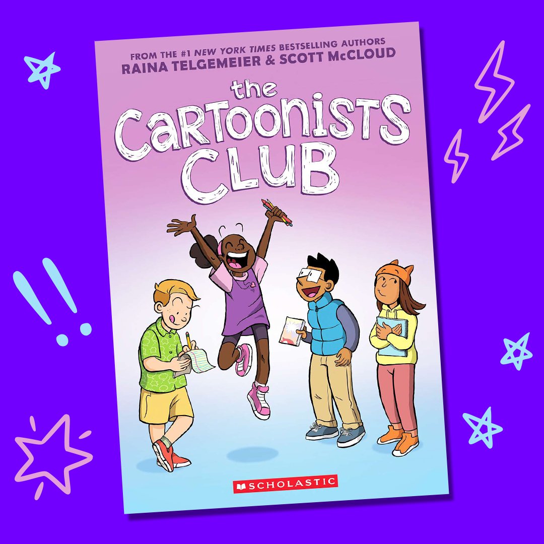 Graphix Books 💥 (@graphixbooks) on Twitter photo We’ve got a new graphic novel to add to your TBR list! Find out more about The Cartoonists Club, coming spring 2025: bit.ly/3xAaXSJ We’ve got a new graphic novel to add to your TBR list! Find out more about The Cartoonists Club, coming spring 2025: bit.ly/3xAaXSJ