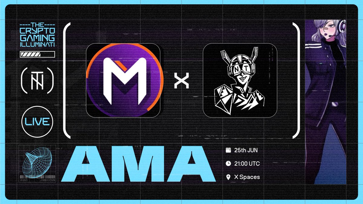 NeoTokyoCode's tweet photo. Join us today at 5pm EST for a discussion with @jdonnelleyca CEO/Founder from @MegafansGaming.

MegaFans is building out infrastructure for esports in Web3. It is a software solution that addresses the major gaming problems of user acquisition, retention, and monetization. Users will be able to join tournaments, play their favorite games, and win real prizes, crypto and cash. They will also benefit from royalty sharing through their NFT and token staking program.

Spaces:  https://t.co/z7VeVdVT1k