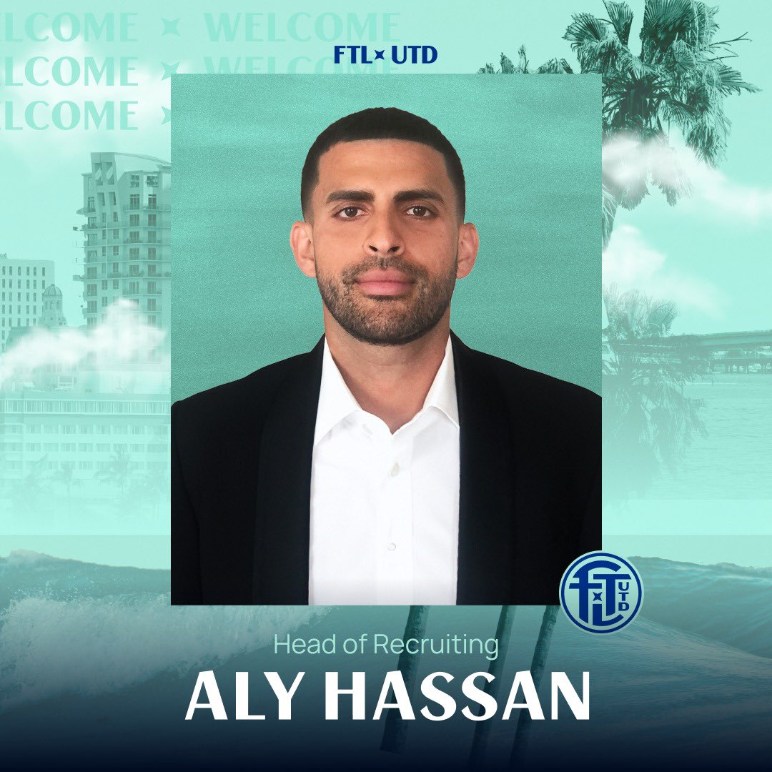 Fort Lauderdale United FC is proud to announce Aly Hassan, our new Head of Recruiting!! 

#ftl #weareftl #ftlutd