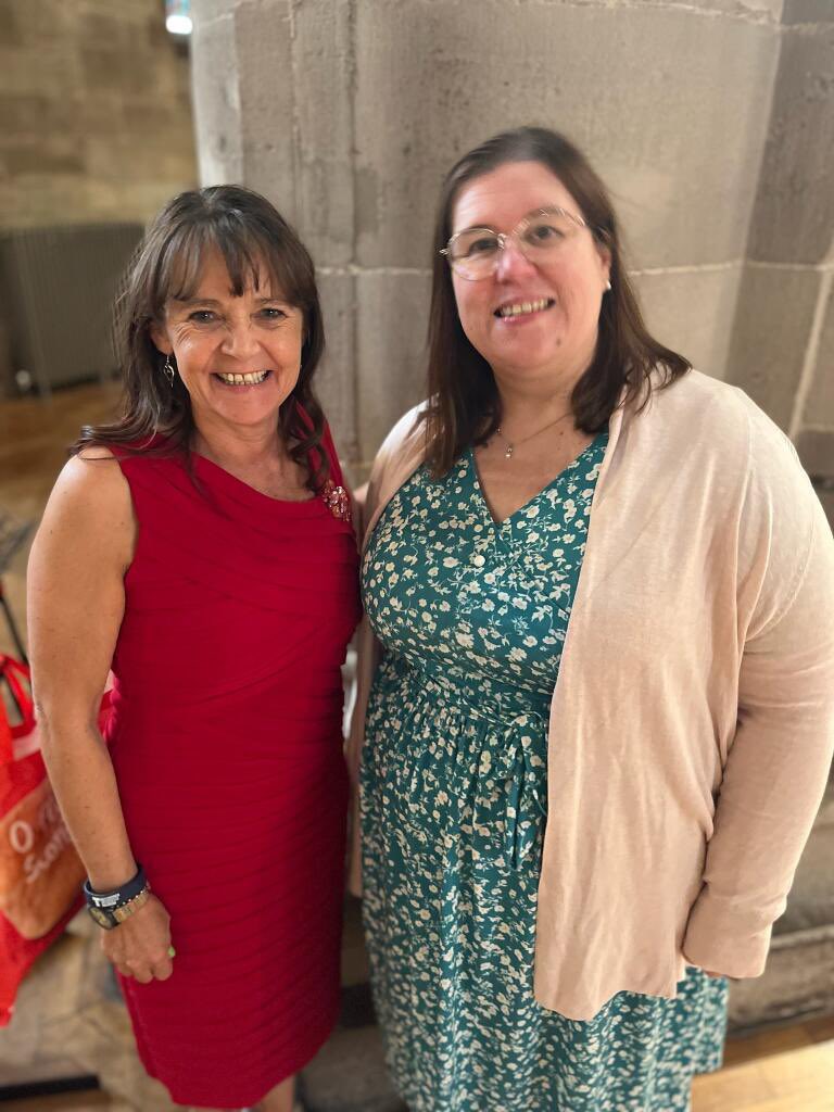 Ms Sanderson and Mrs Venter have been busy at <a href="/PerthHighSchool/">Perth High School</a> prizegiving today! Ms S is playing in the orchestra and Mrs V is helping make sure the right trophy gets to the right person. Delighted to help celebrate our #successfullearners