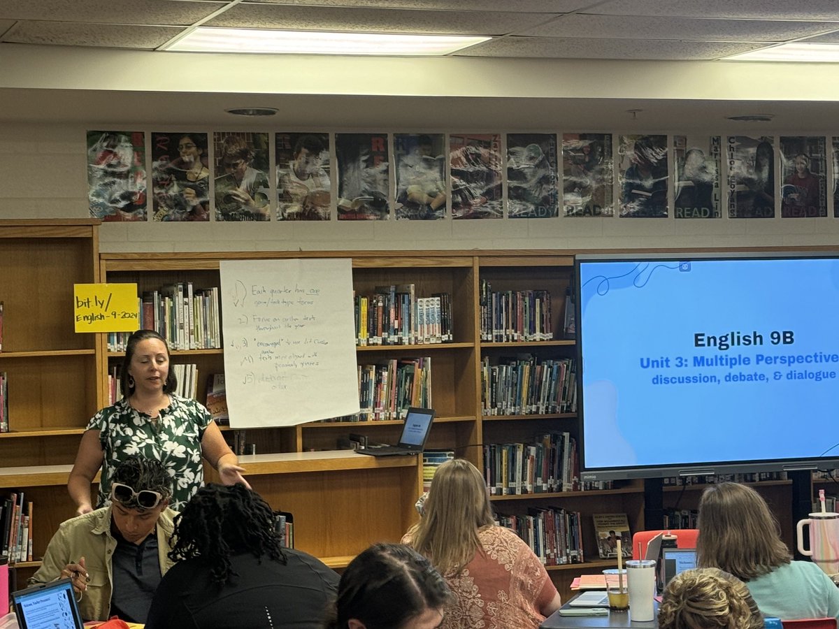 Blessed to have Michelle Vincino-Coleman with us at our EL9 professional learning. Valuable perspectives from folks who piloted the curriculum last year. ⁦⁦⁦⁦<a href="/MoCoEnglish/">MCPS English</a>⁩ ⁦⁦<a href="/MCPS/">MCPS</a>⁩ ⁦<a href="/MirPloMCPS/">Miriam Plotinsky</a>⁩