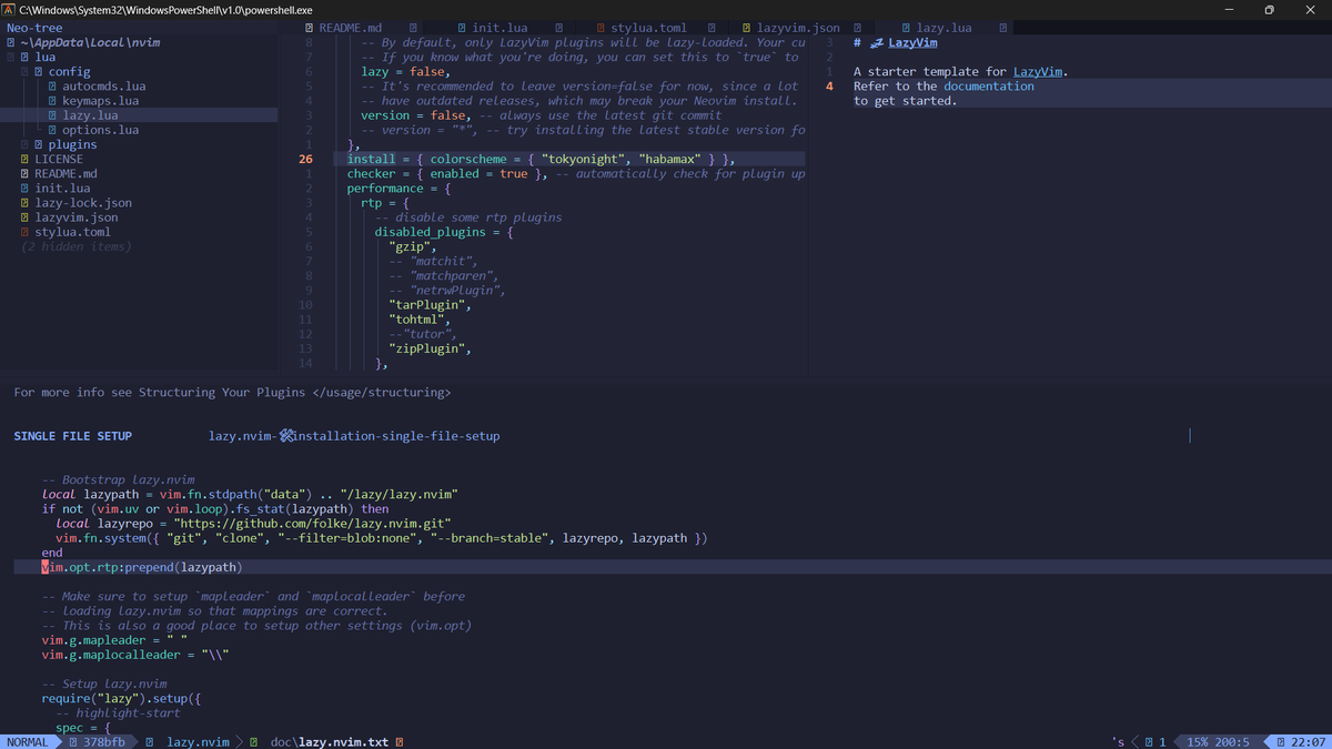 satyansh_mittal's tweet image. Just wasted an hour trying to figure out why the tutorial doesn&apos;t work in lazyvim. Turns out you gotta remove it from the list of disabled plugins. 
#vim #lazyvim #100DaysOfCode #buildinpublic #connect