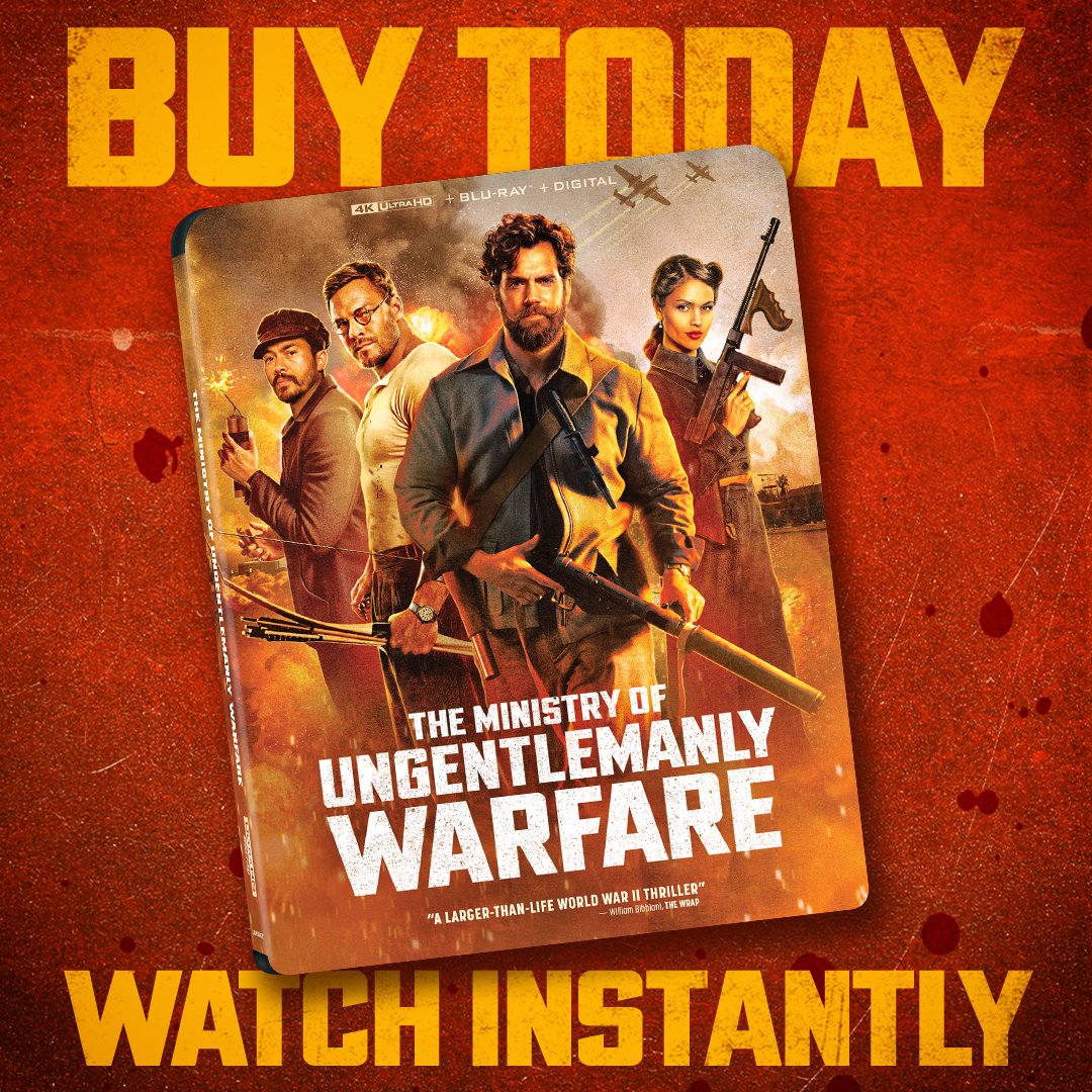 This package packs a punch 💥 The Ministry of #UngentlemanlyWarfare. Buy Now. Watch Instantly.