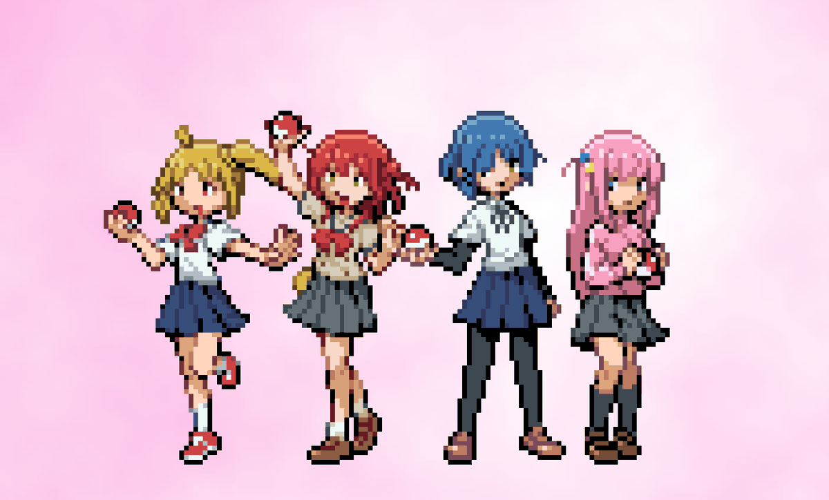 SMAAAASH__'s tweet photo. 結束バンドのポケモン妄想をば…… https://t.co/GNtWg6kf9d