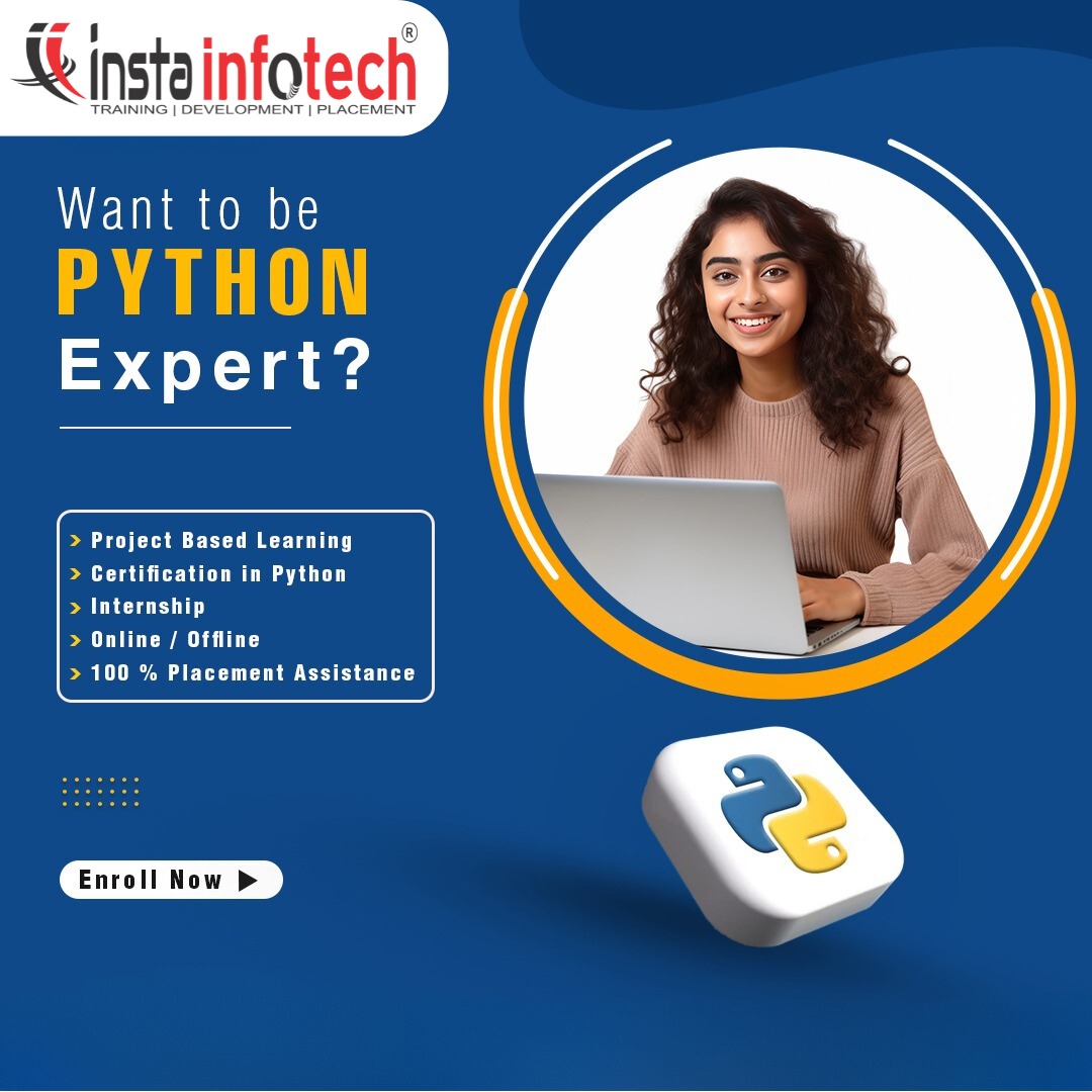 instainfotech's tweet image. Become An Expert in Python
Project Based Learning
Certification in Python
Internship
Online and Offline Classes
100% Placement Assistance
Schedule A Demo Class Today.
#python #pythonexpert #pythonclasses #instainfotech