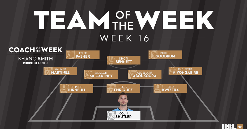 USLChampionship's tweet photo. Showing their quality in Week 16! 🌟

Our Team of the Week is in ⤵️