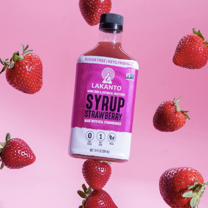 🍓Sweeten your summer with our NEW Sugar-Free Strawberry Syrup made with REAL strawberries, natural flavors, and natural colors!