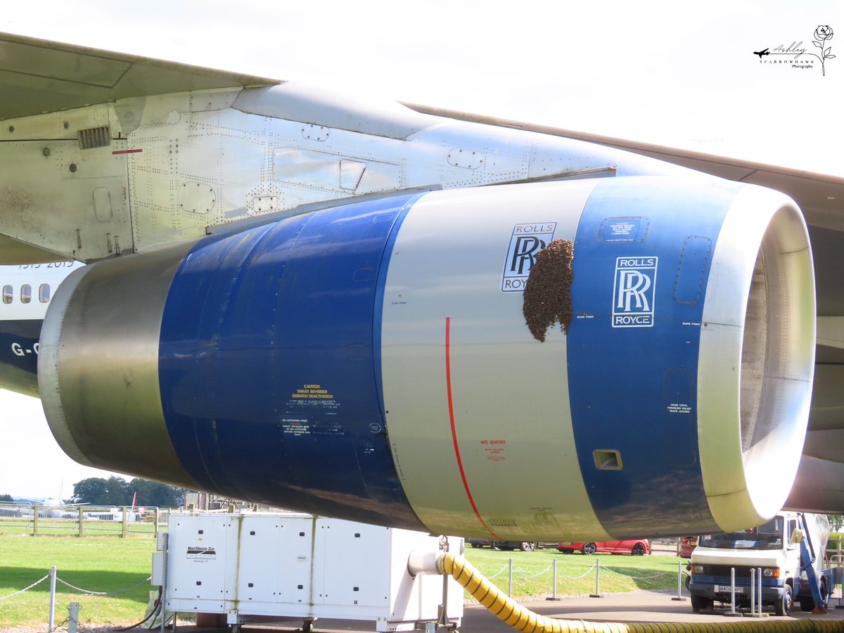 Rolls Royce R’Bee’ 211 on Negus 747 today.