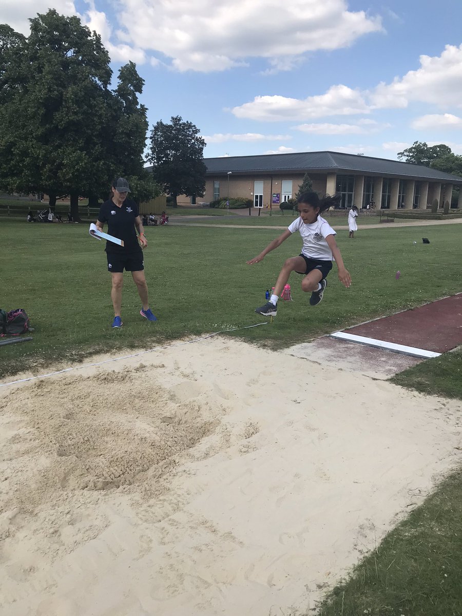Here is Alexa and Kiana in action at their Long jump event this afternoon at RMS!